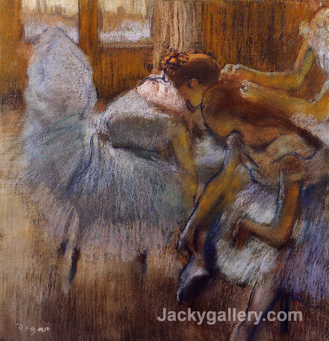Dancers Relaxing by Edgar Degas paintings reproduction
